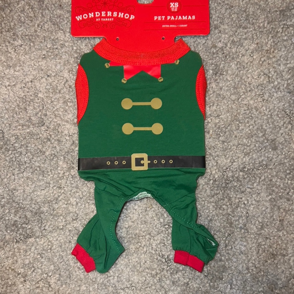 - Pet pajamas wonder shop elf 🧝‍♀️Xmas , 🎄